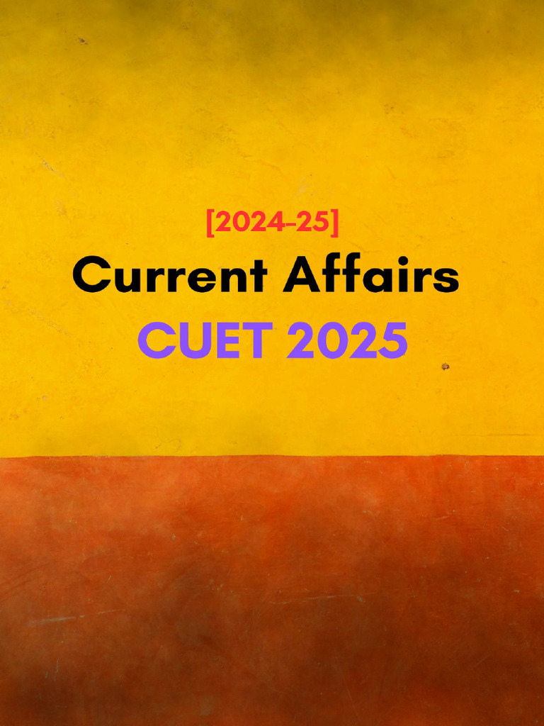 Current Affairs Notes | PDF