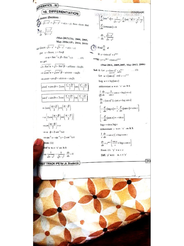1b Differentiation | PDF