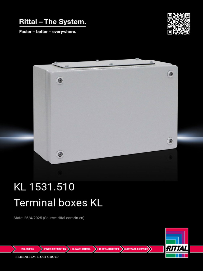 KL 1531.510 Terminal Box Specifications | PDF