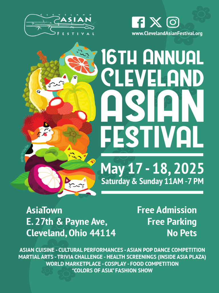 2025 Cleveland Asian Festival Program Booklet | PDF | Cleveland