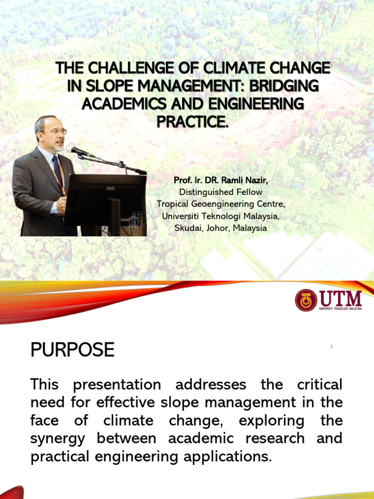 The Challenge of Climate Change in Slope Management: Bridging Academics ...