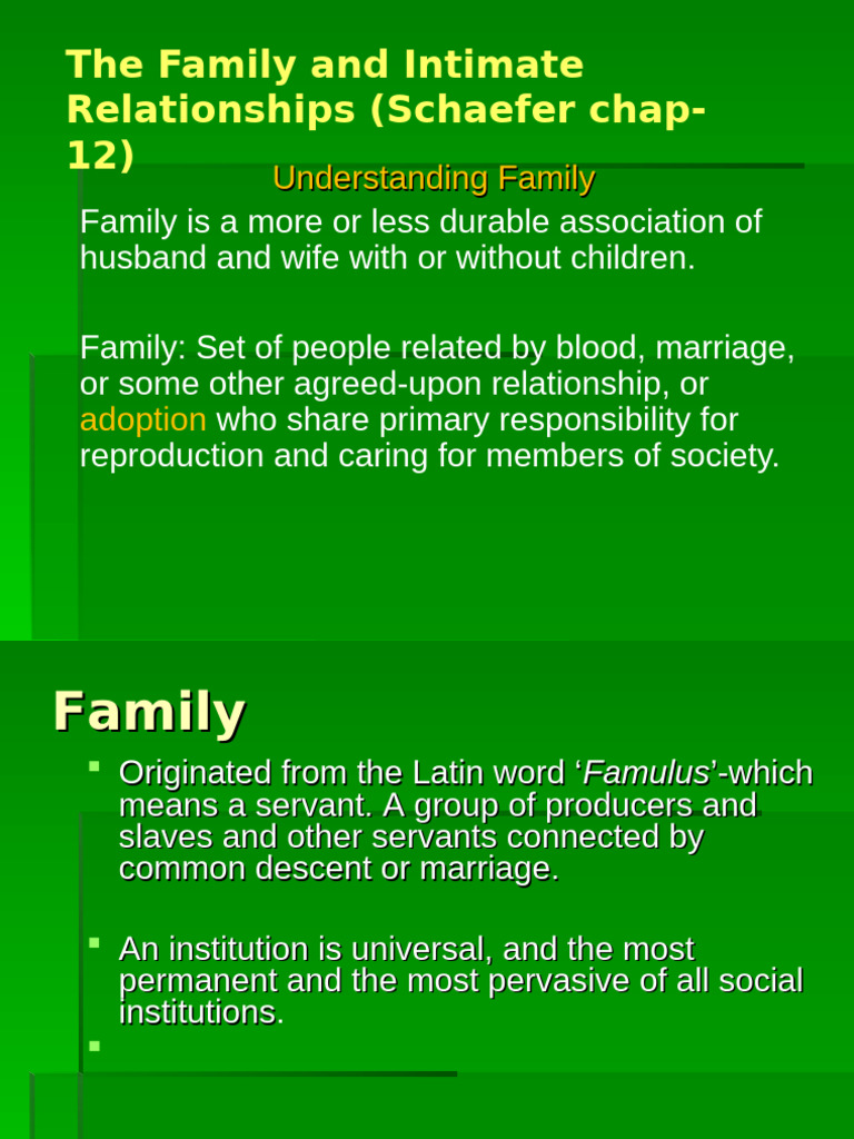 Understanding Family Structures and Dynamics | PDF | Family | Marriage