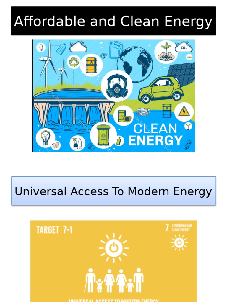 Universal Access to Clean Energy Solutions | PDF | Efficient Energy Use ...