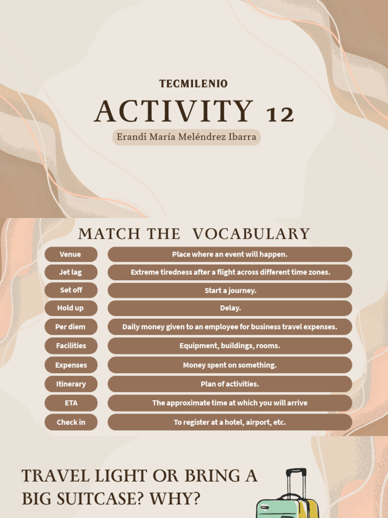 Activity 12 Inglés III | PDF