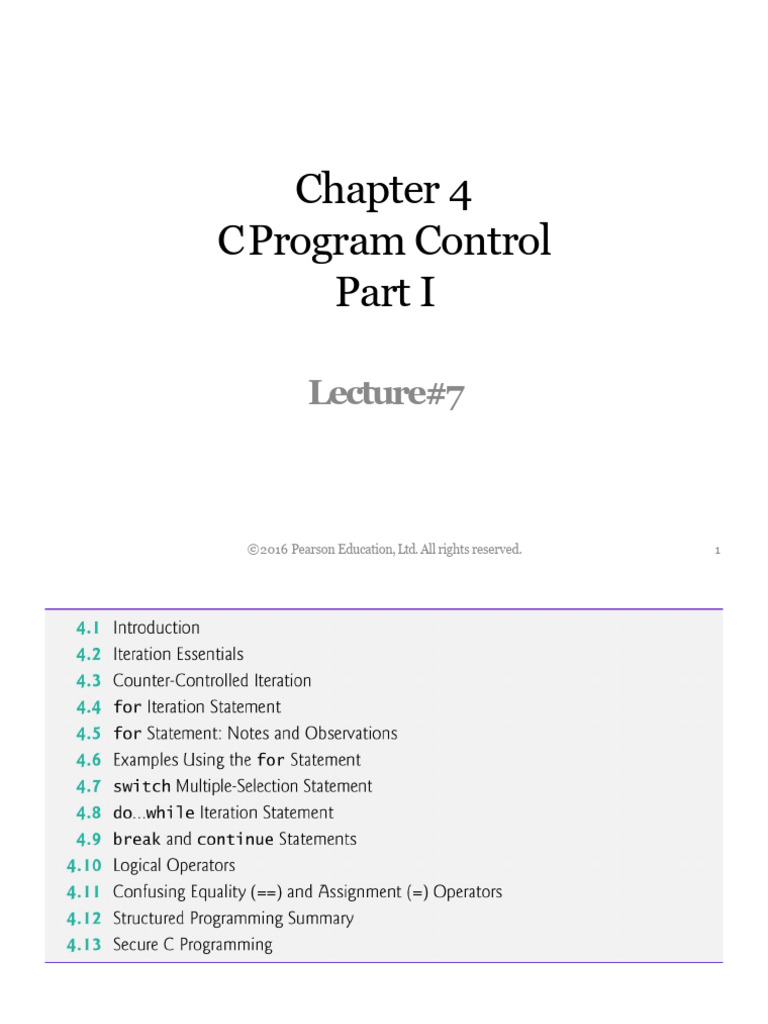 Week7 Updated | PDF | Control Flow | Interest