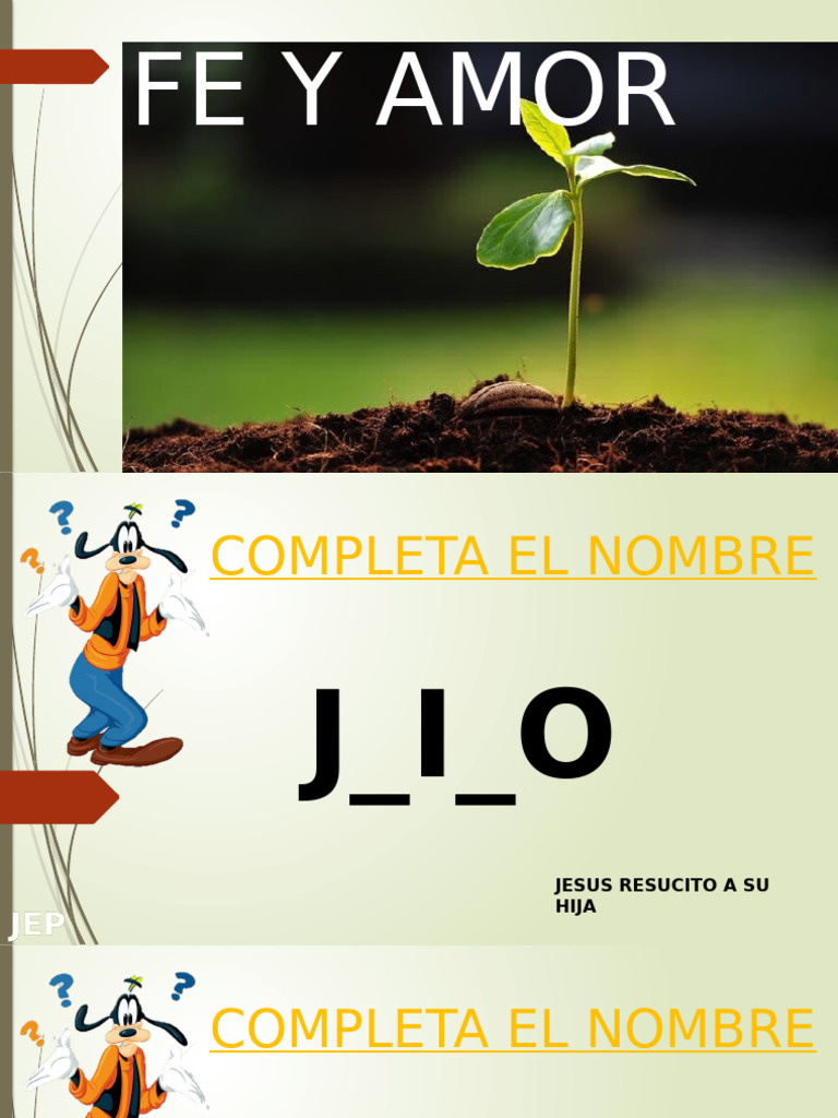 Amor y Fe | PDF