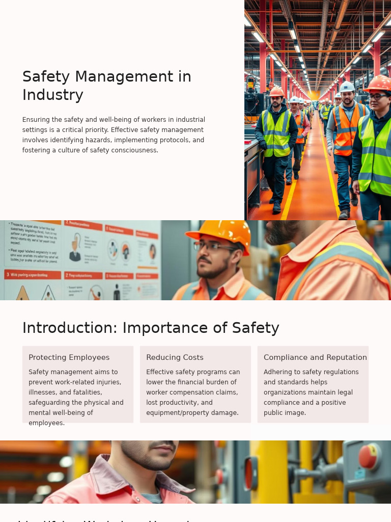 Safety Management in Industry | PDF | Safety | Occupational Safety And ...