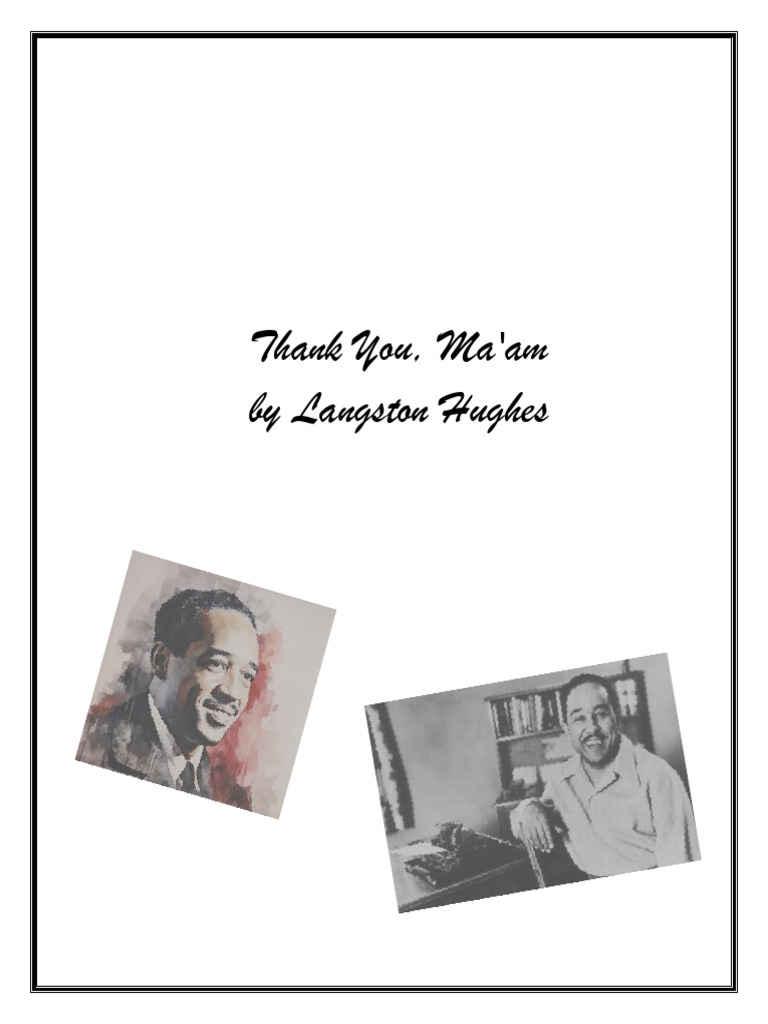 Thank You Ma'am | PDF