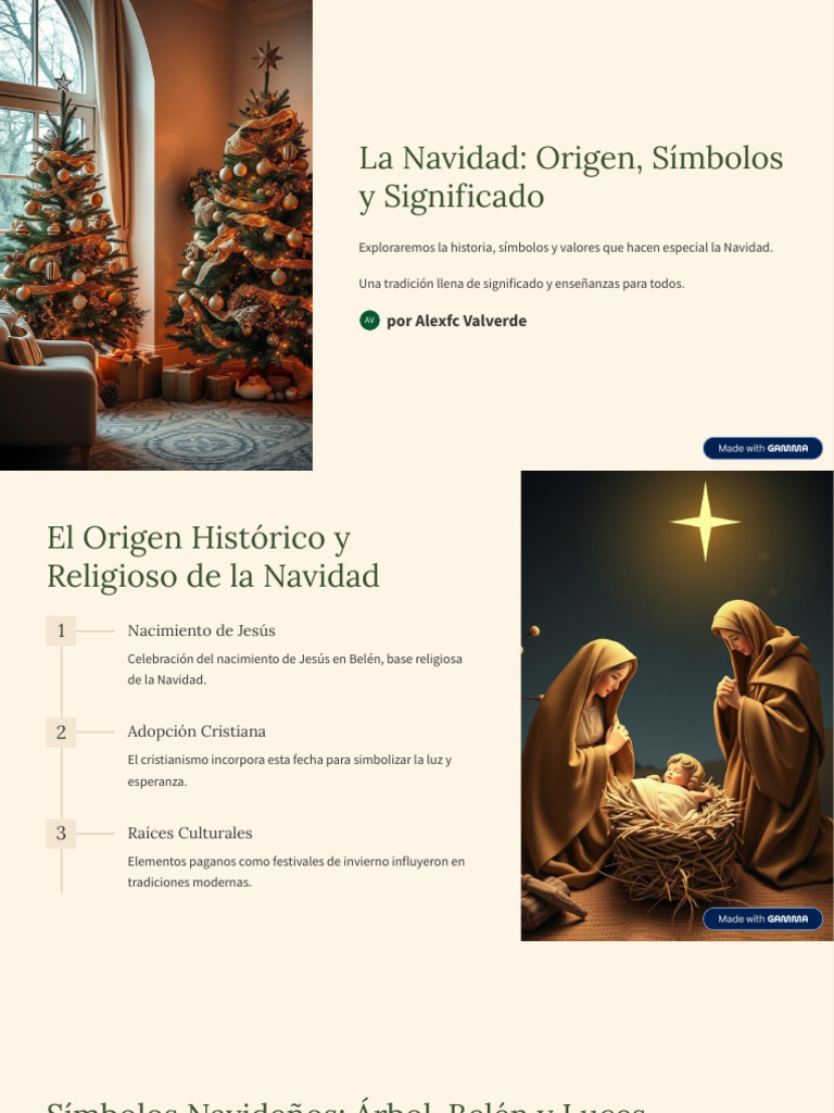 Significado y Símbolos de la Navidad | PDF | Navidad | Natividad De Jesus