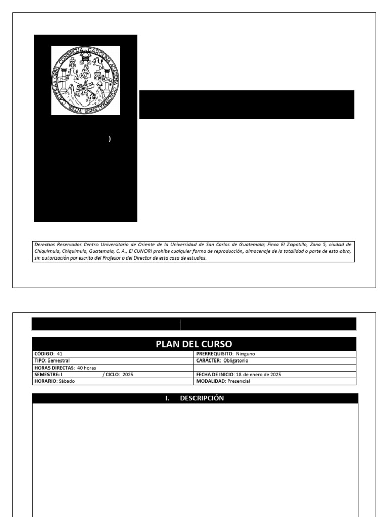 Ade-Ta-Guia Programatica 20245 - I Semestre | PDF | Informática ...