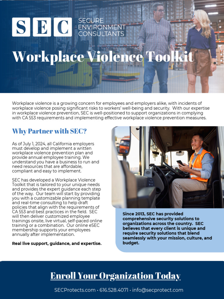 Workplace Violence Prevention Webinar - SEC | PDF | Employment | U.S ...