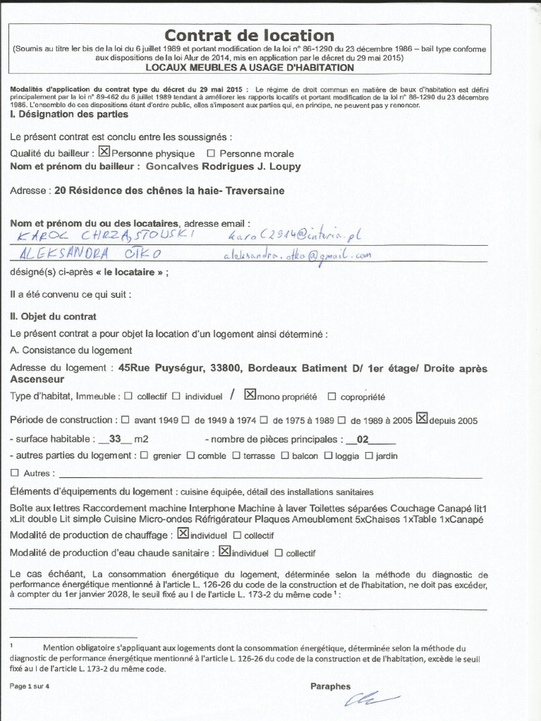 Signed Leasecontract | PDF