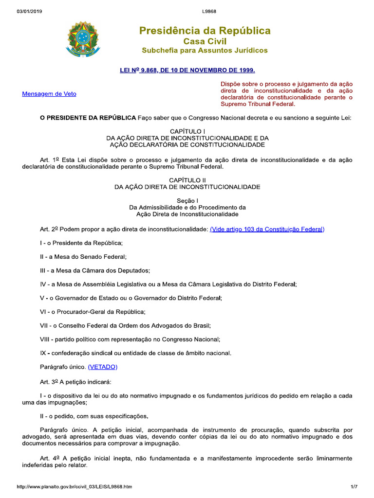 Lei de Adi e Adc | PDF