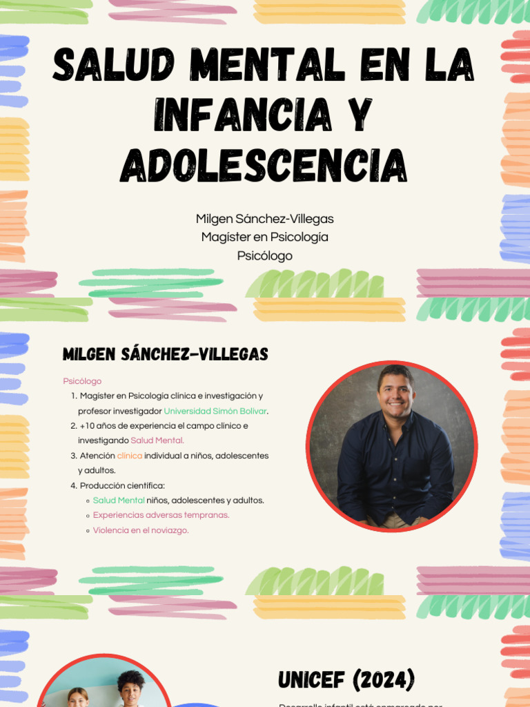 Salud Mental en Niños y Adolescentes | PDF | Salud mental | Las emociones
