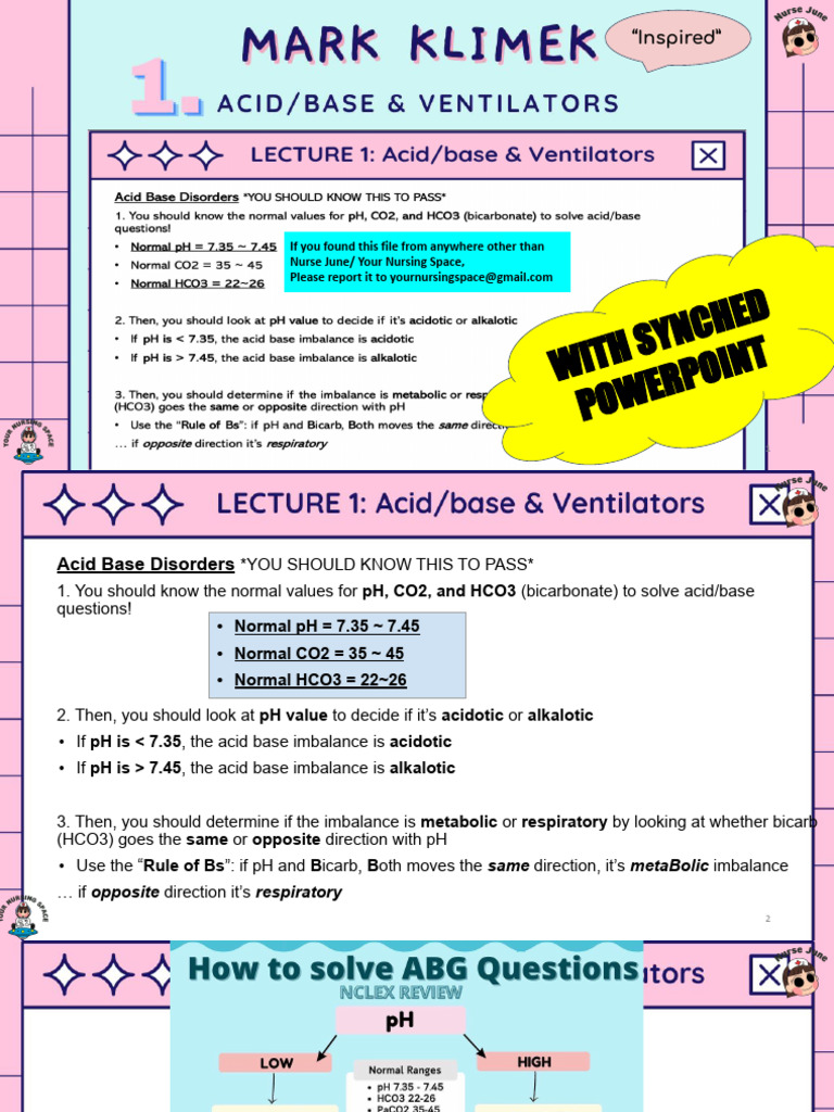 Understanding Acid-Base Imbalances | PDF | Bicarbonate | Medical ...