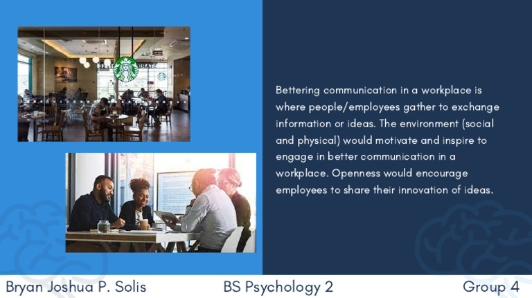 Solis, Bryan Joshua - Group 4 - Bettering Communication in A Workplace ...