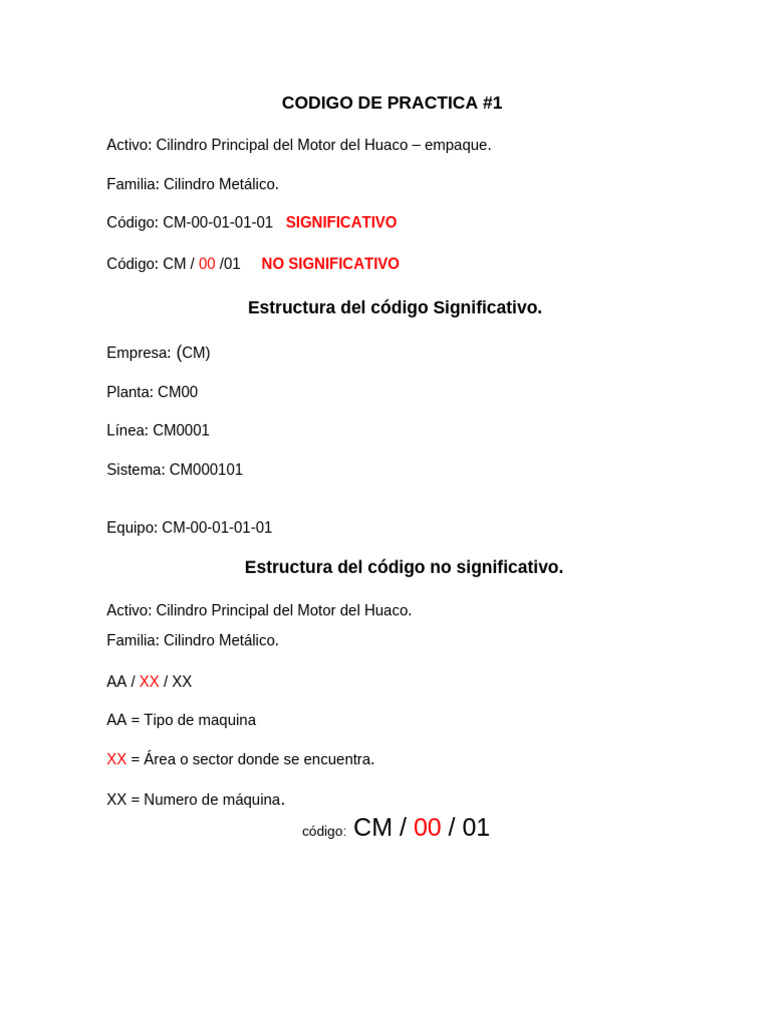 Codigo de Practica | PDF