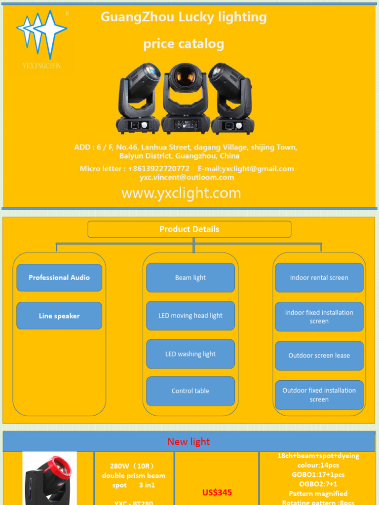 SL Lighting Product Catalog | PDF | Lighting | Light