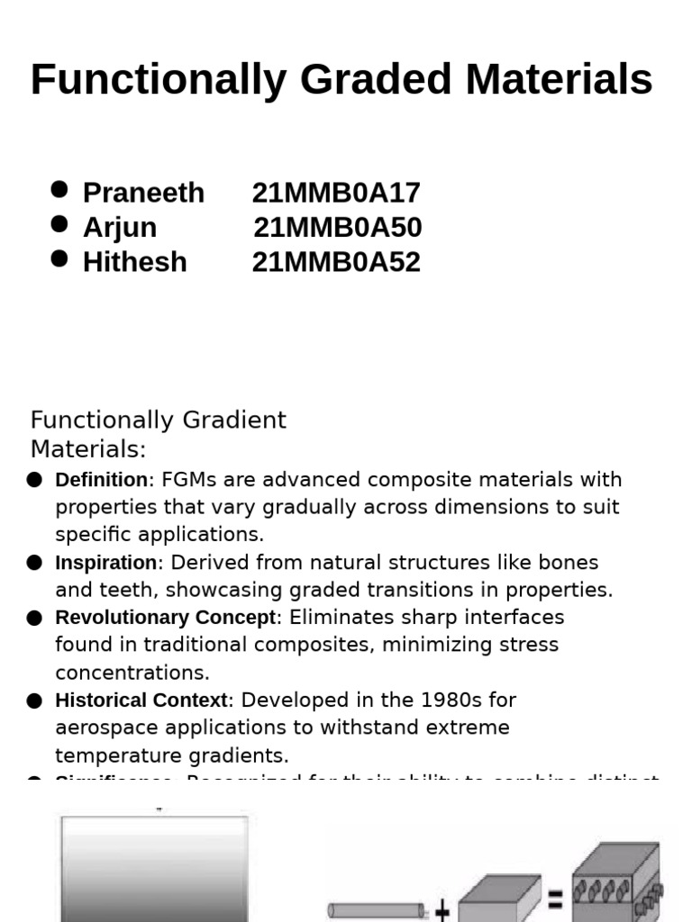 Overview of Functionally Graded Materials | PDF