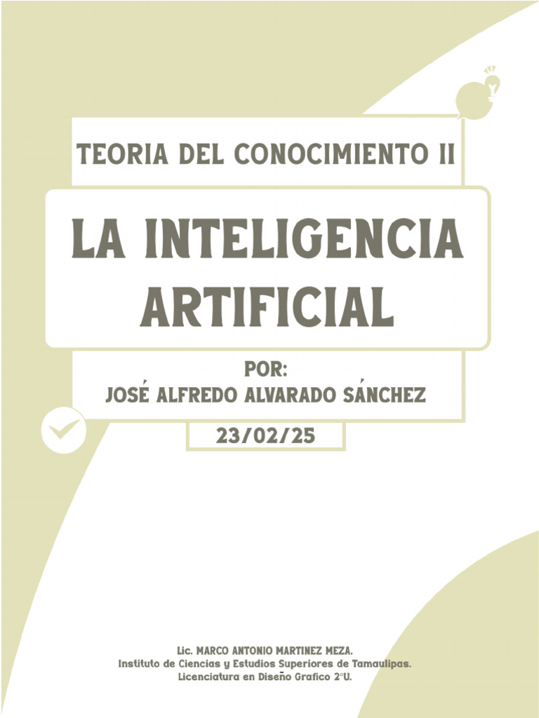 La Inteligencia Artificial-1 | PDF | Inteligencia artificial ...