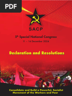 SACP Constitution 2022 Edition | PDF | Socialism | United States Congress