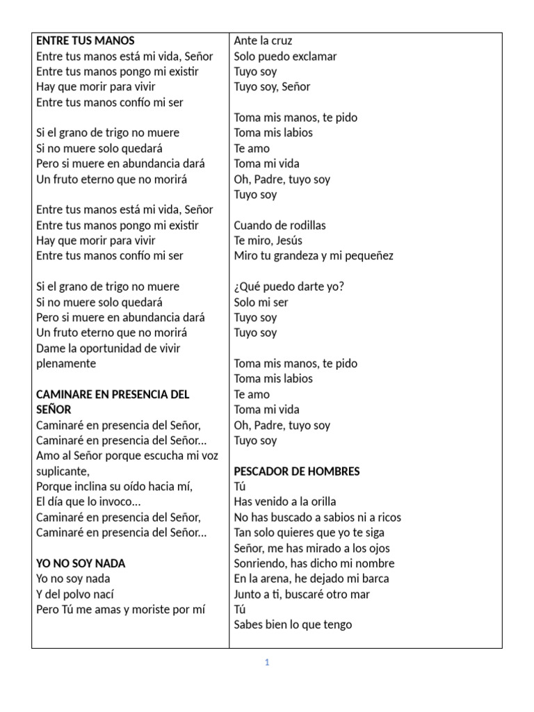 Cantos y rezos para el rosario de difuntos | PDF | Escatología
