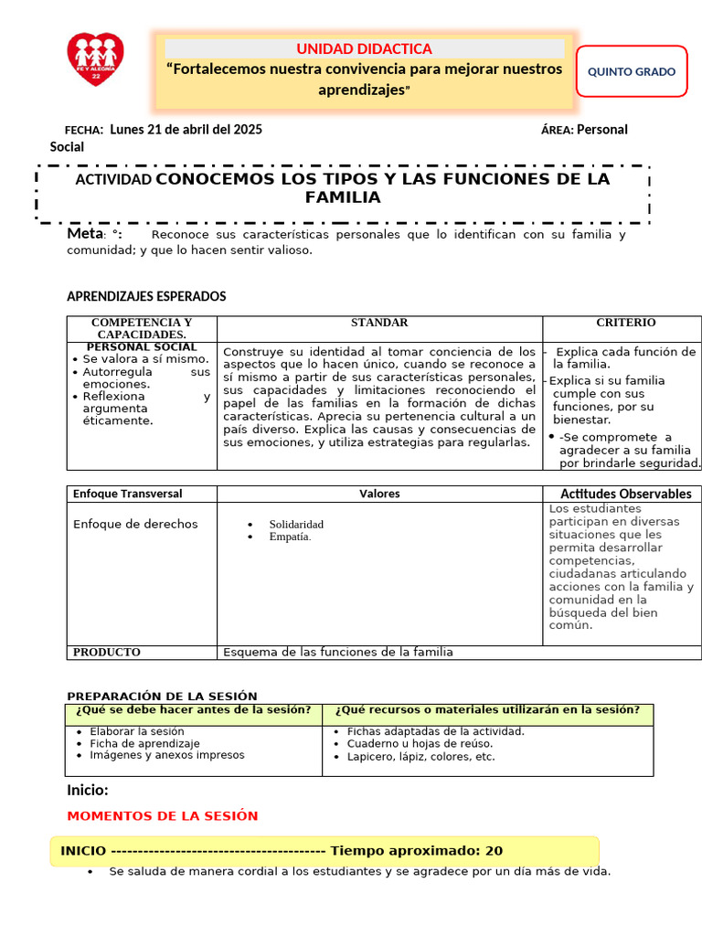 Funciones de la Familia en la Educación | PDF | Familia | Amor