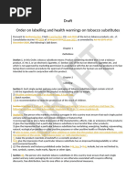 Graphic Health Warnings Law (RA 10643) | PDF