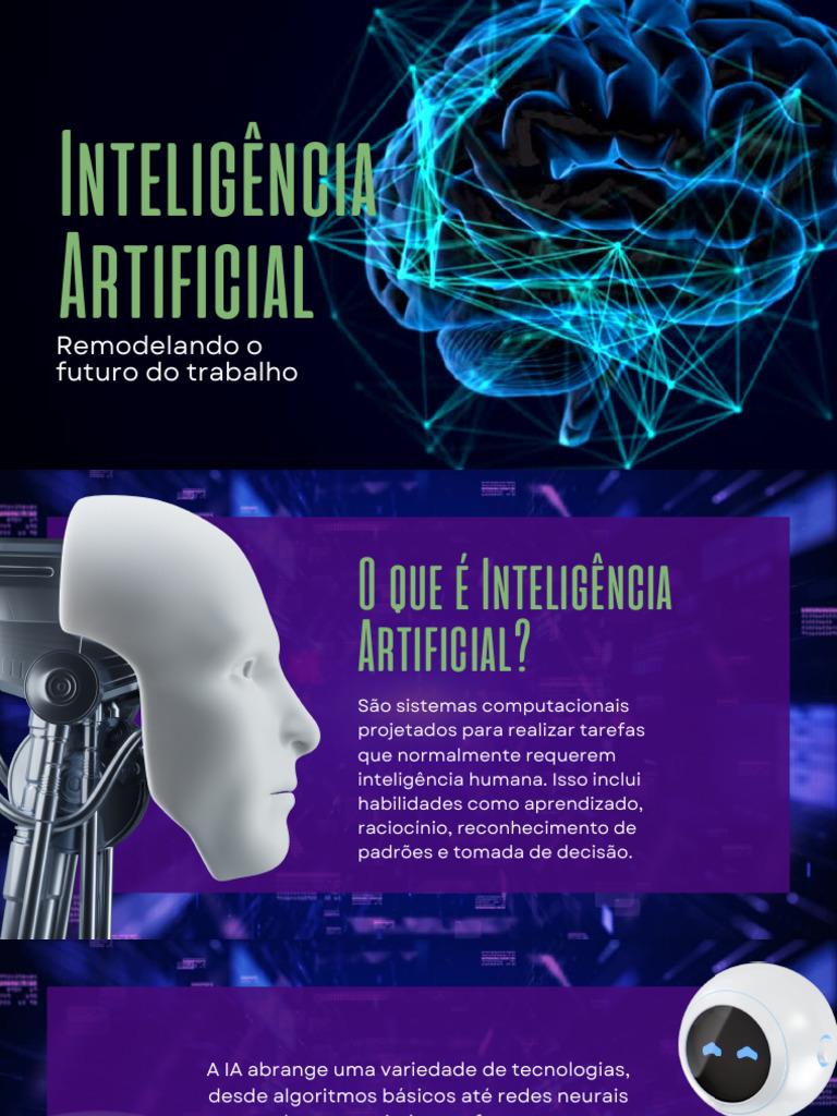 Apresentação Sobre Inteligência Artificial e o Futuro Do Trabalho ...