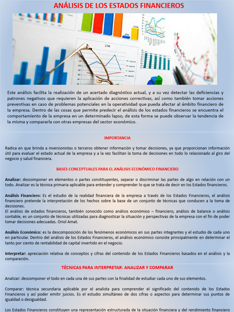 Análisis de Estados Financieros Empresariales | PDF | Estado financiero ...