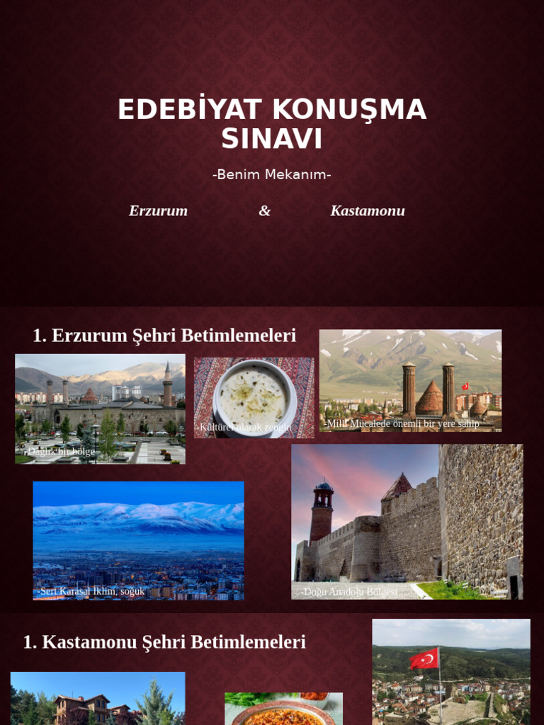Edebiyat Konuşma Sınavı | PDF