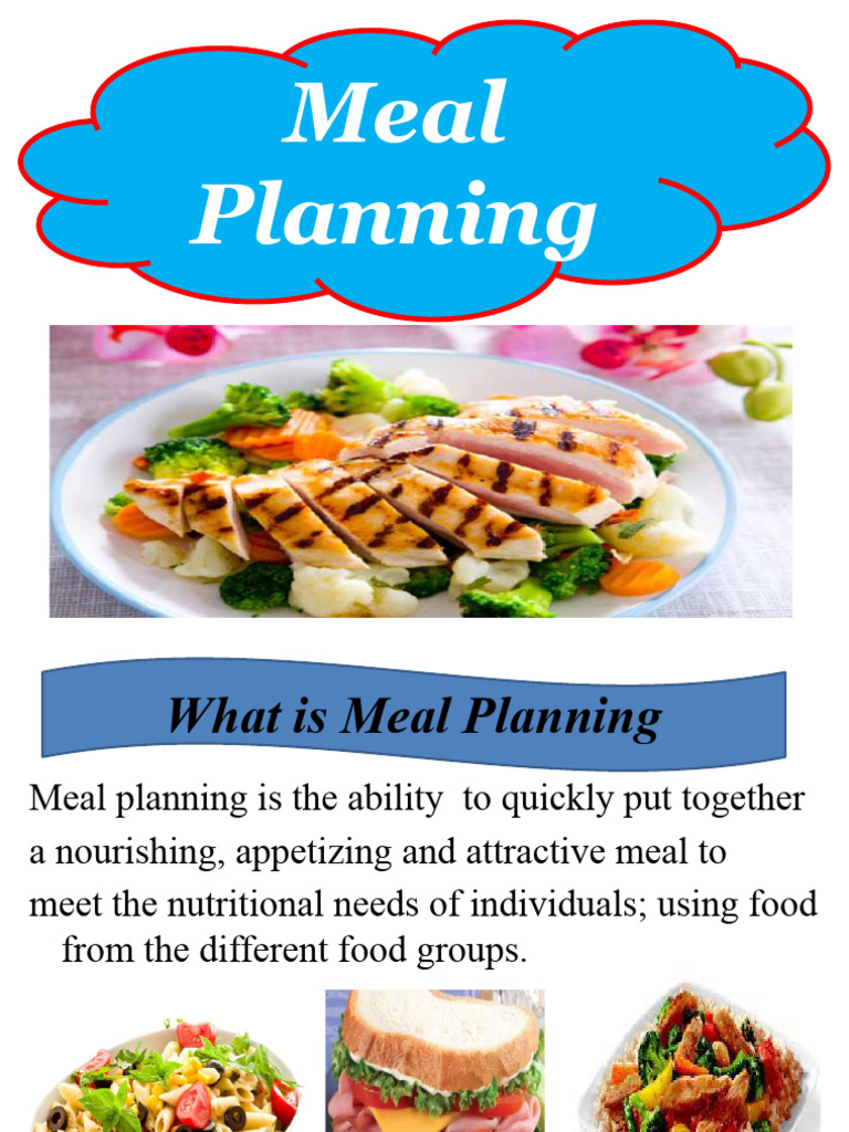 Essentials of Meal Planning | PDF | Meal | Lunch