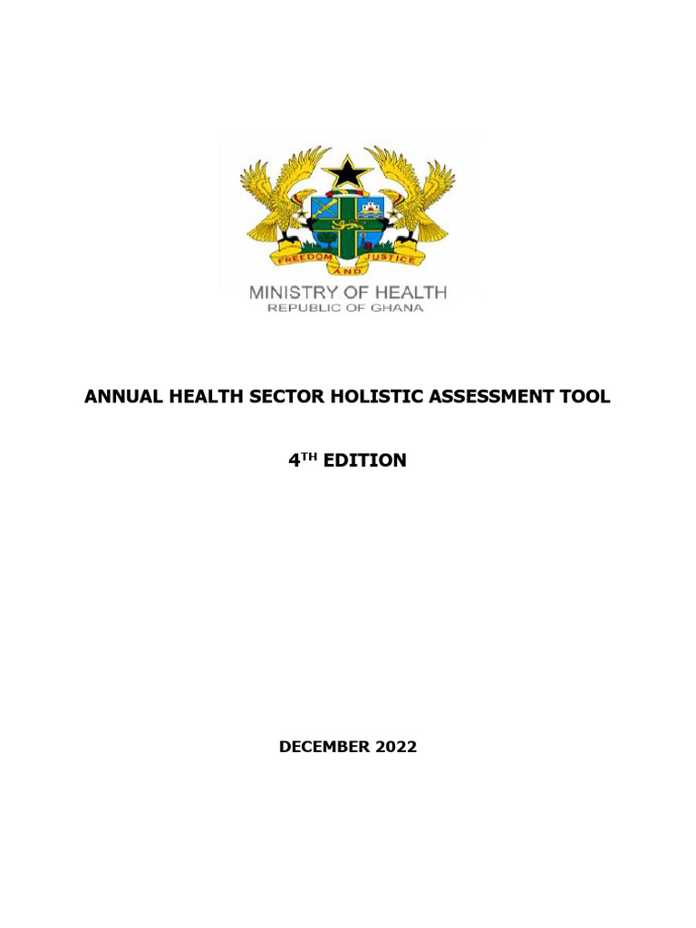 2023 Holistic Health Assessment Tool | PDF | Quantitative Research ...