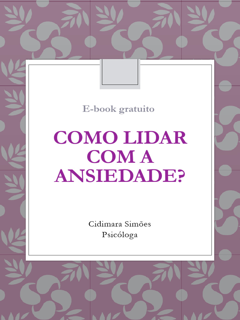 Dicas Práticas para Lidar com Ansiedade | PDF | Ansiedade | Pensamento