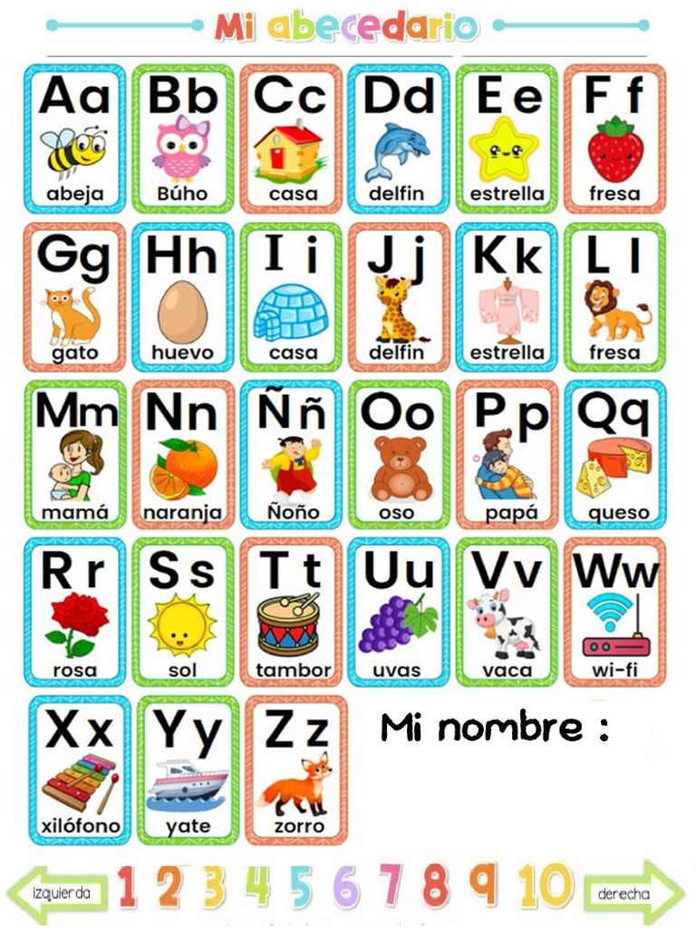 Abecedario Tabloide | PDF