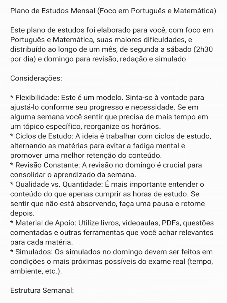 PLANO DE ESTUDOS_250406_122431 | PDF