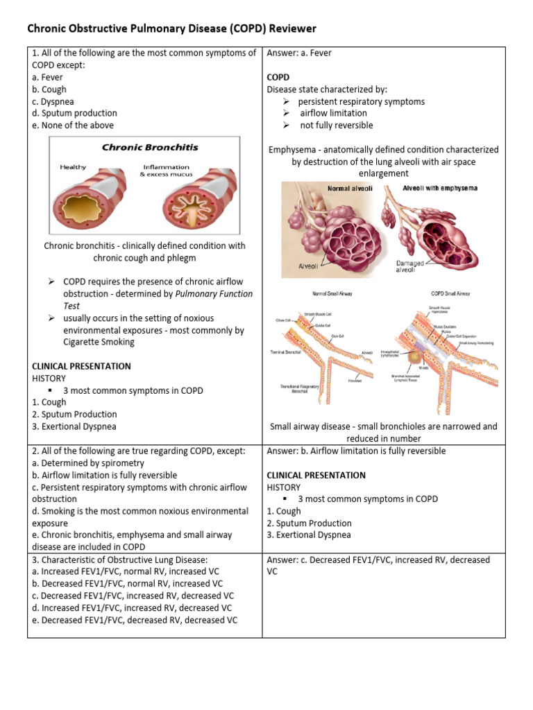 Chronic-Obstructive-Pulmonary-Disease | PDF | Chronic Obstructive ...