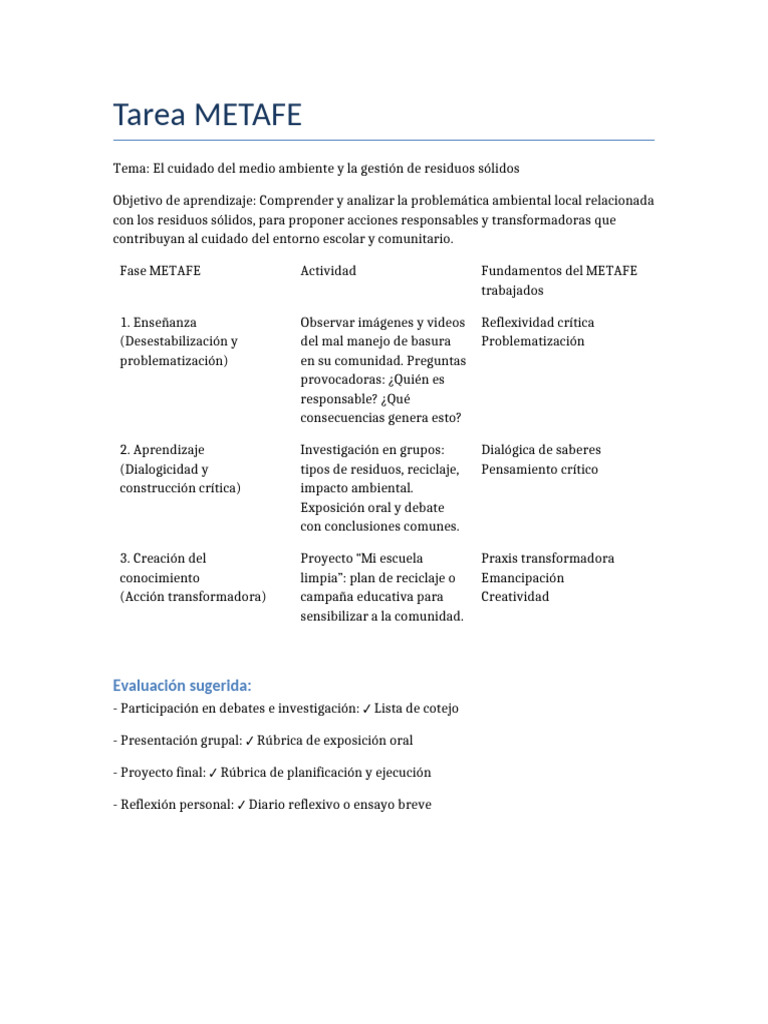 Gestión de Residuos y Medio Ambiente | PDF