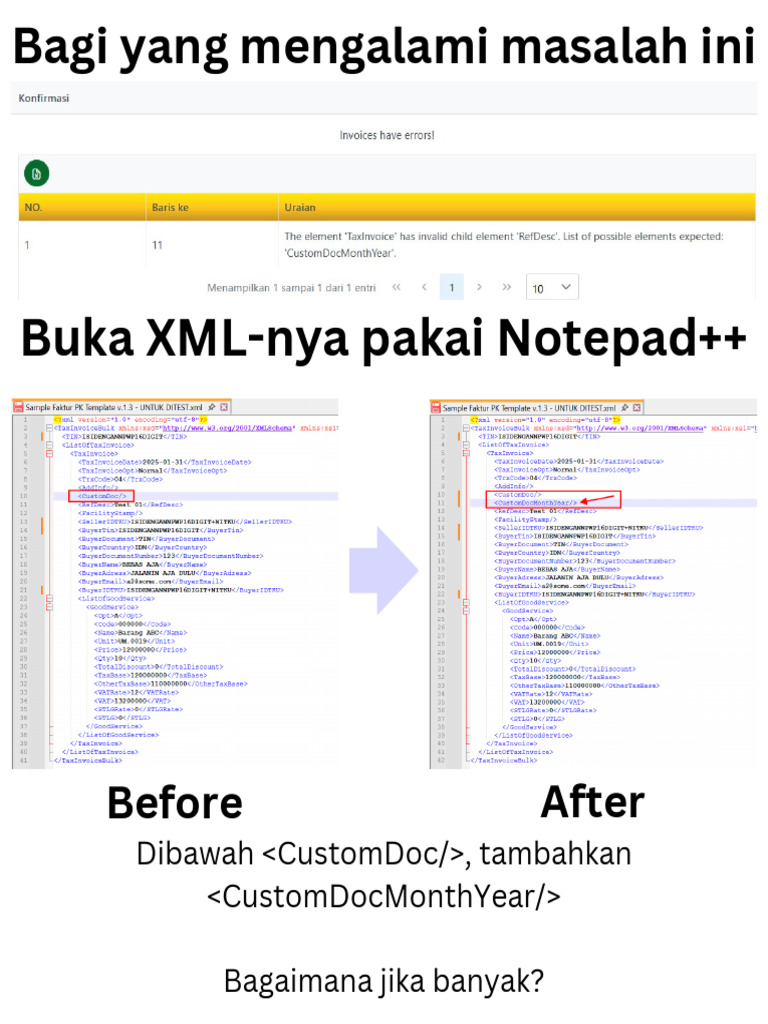 Cara Tambah Tag XML di Notepad++ | PDF