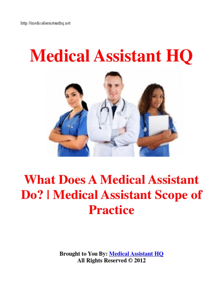 What Does A Medical Assistant Do? Medical Assistant Scope of Practice Injection (Medicine