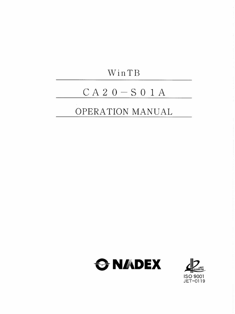 Manual (WinTB) | PDF