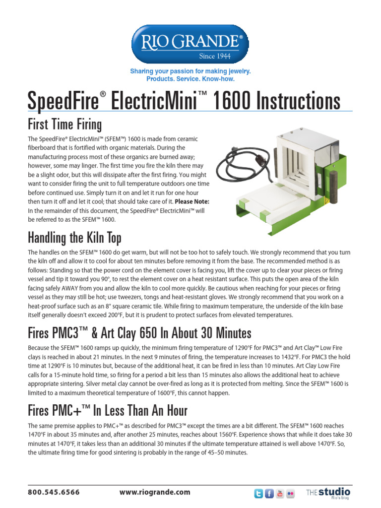 SpeedFire ElectricMini 1600 IS | PDF | Materials | Mechanical Engineering