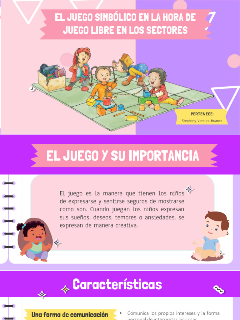 Juego Simbólico y Aprendizaje Infantil | PDF | Los símbolos | Comunicación