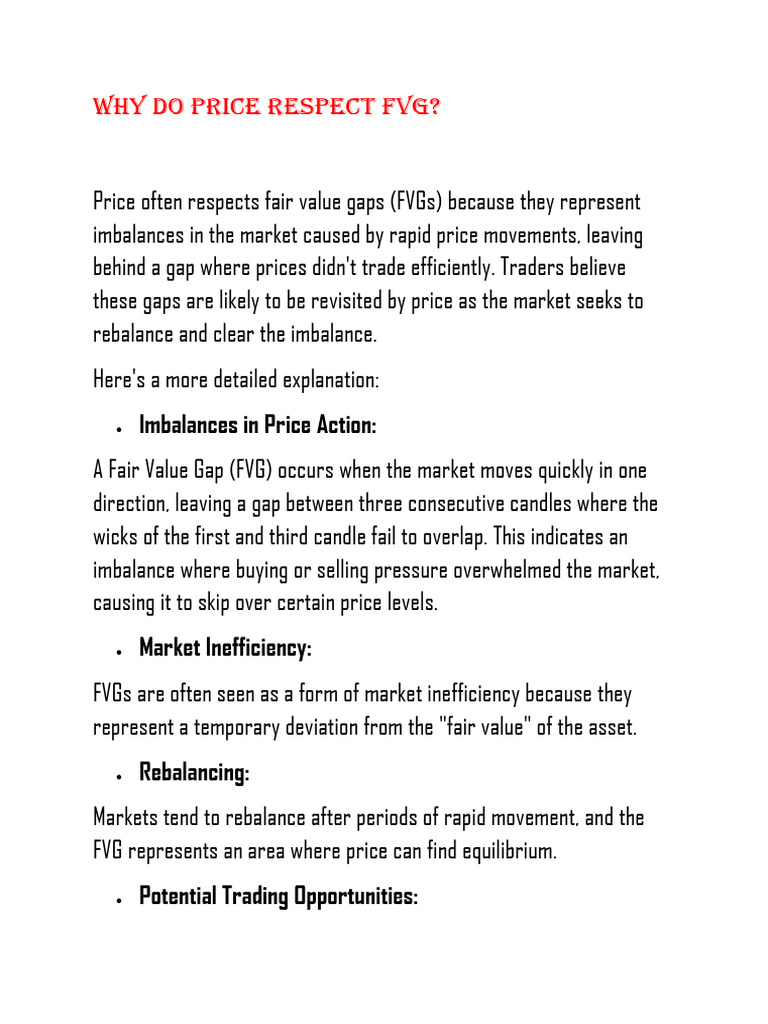 Understanding Fair Value Gaps in Trading | PDF
