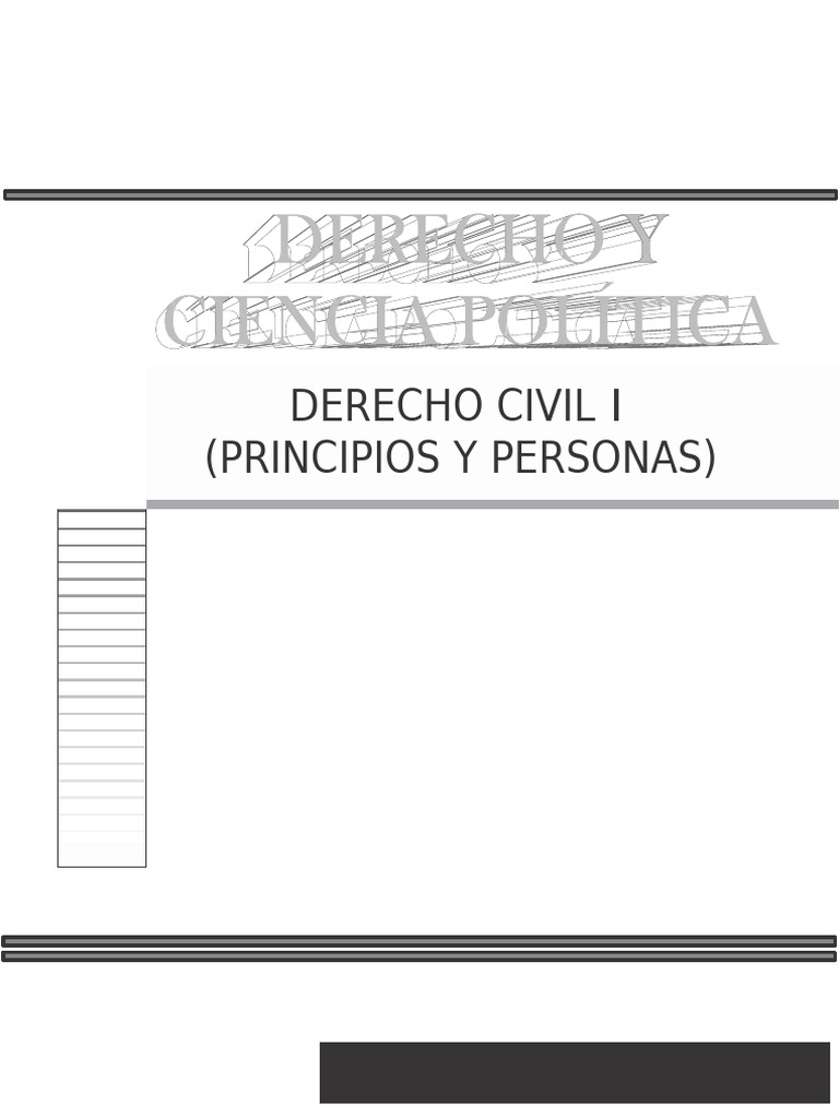 Principios del Derecho Civil y Personas | PDF | Justicia | Crimen y ...