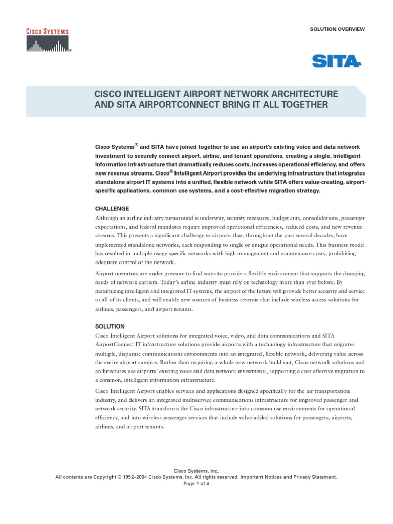 Airport SITA | PDF | Technology & Engineering