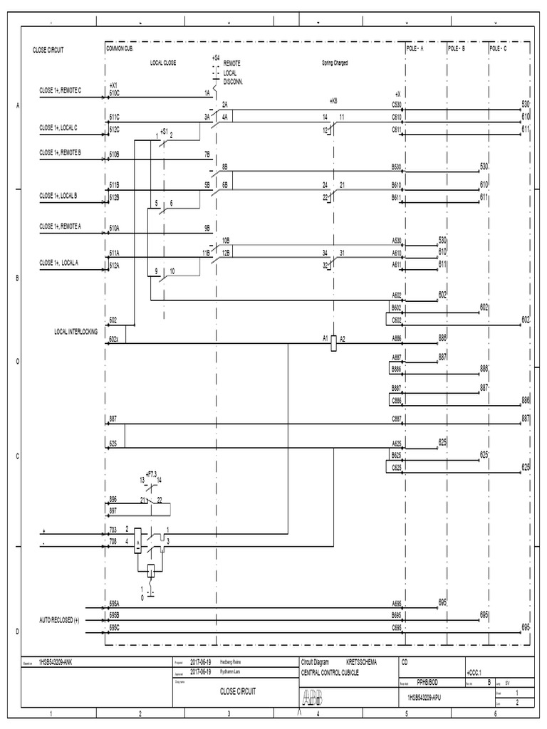 Central Control Cubicle Diagram | PDF