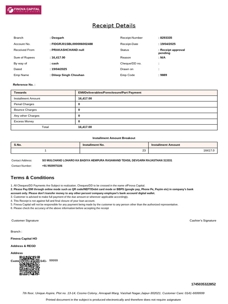 Receipt ID8293335 663224 | PDF | Cheque | Banks