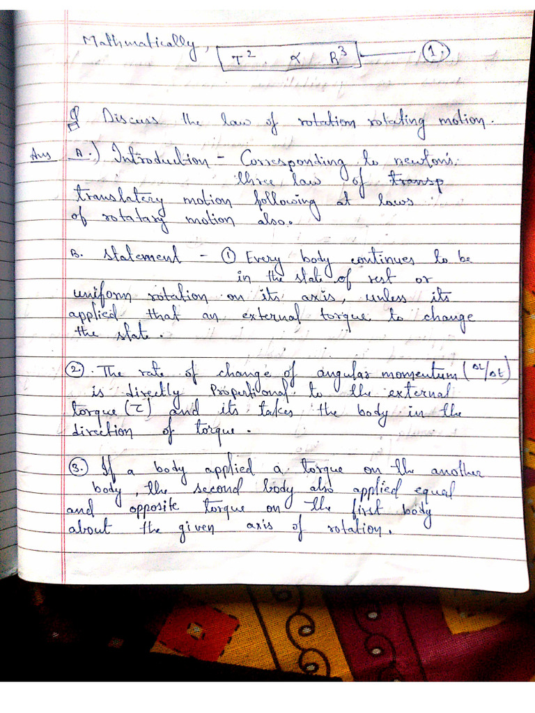Physics Notes For Sem 1 | PDF