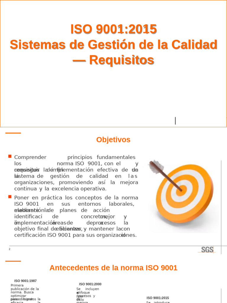 Requisitos de ISO 9001:2015 para Calidad | PDF | Sistema de manejo de ...